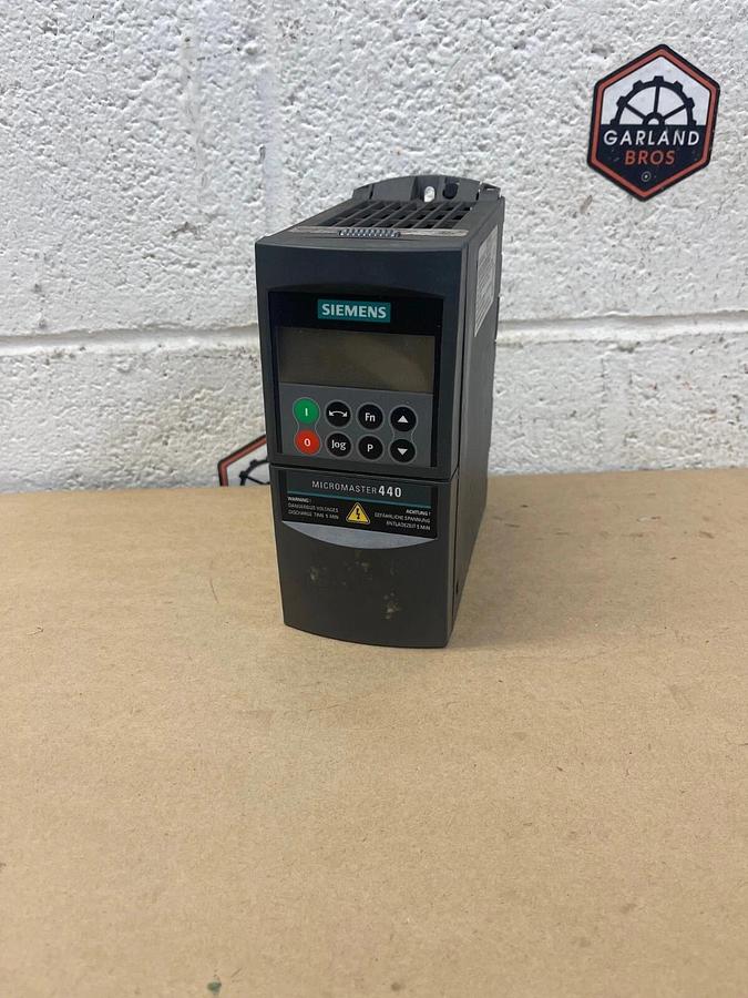 Used Siemens 6SE6440-2UC13-7AA1 Micromaster 440 Drive