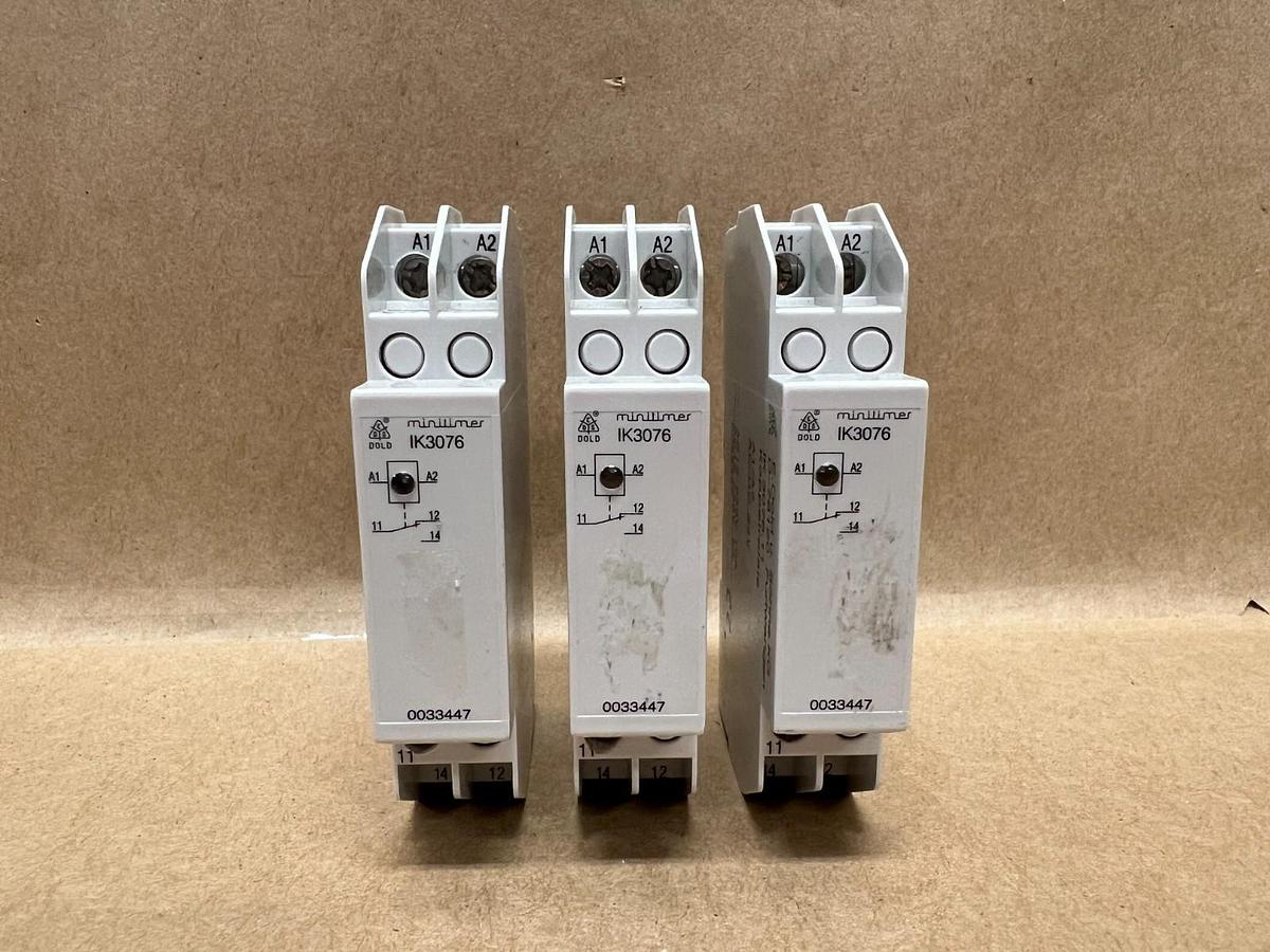 Used E. Dold IK3076 Coupling Relay - Lot of 3