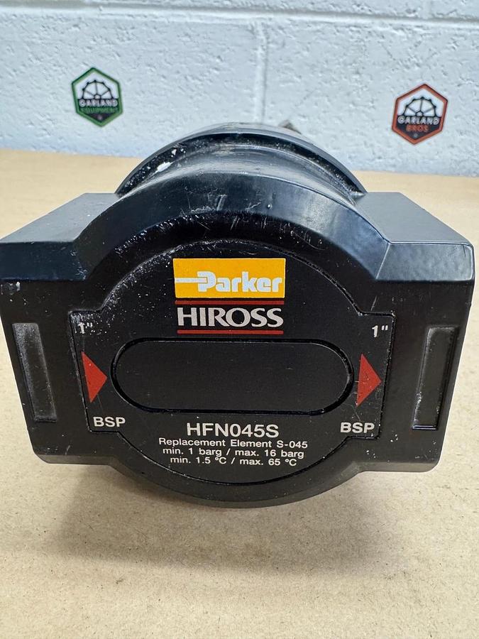 Used Parker/Hiross HFN045S HyperFilter 2000, 1” Fittings