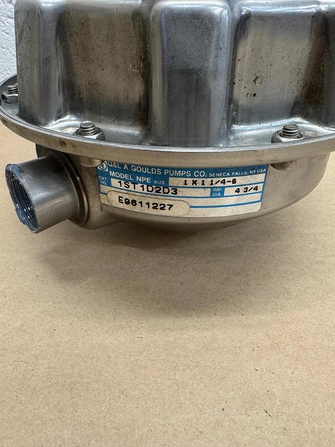 Used Goulds 1 x 1 1/4-6 Pump, Head Only, 1ST1D2D3