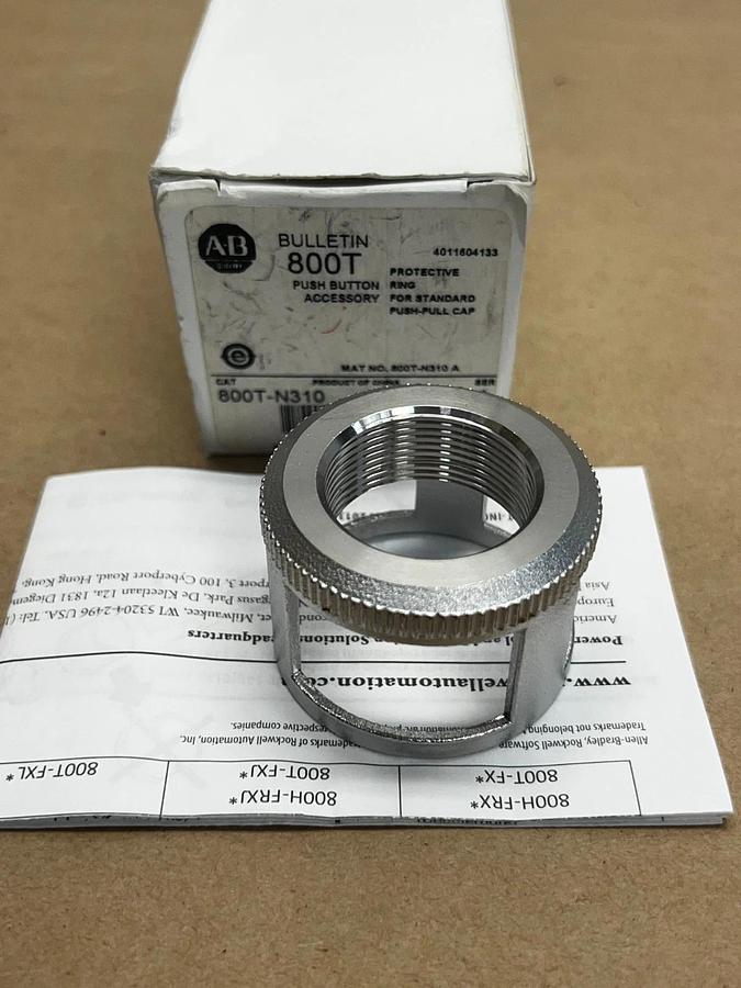 New - open box Allen Bradley Bulletin 800T-N310 Ser A Push Button Accessory