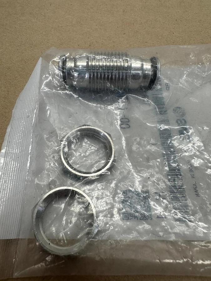 Used SMC KQG2E11-00 Stainless Steel Bulkhead Union Fitting *FACTORY SEALED*