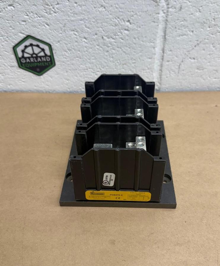 Used Cooper Bussmann PDB370-3 Power Distribution Block, 3-Pole, 600V *NEW*