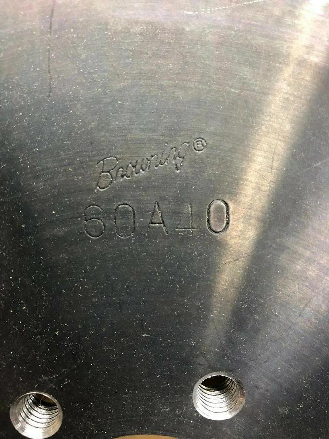 Browning 60A40 Plate Roller Chain Sprocket, 3/4” Stocked Bore, 40 Teeth