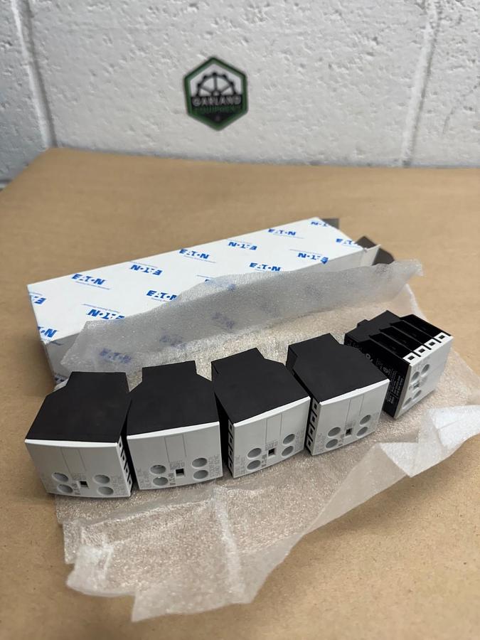 Used Eaton XTCEXFAC11 Contact Blocks, Qty 5 *NEW*