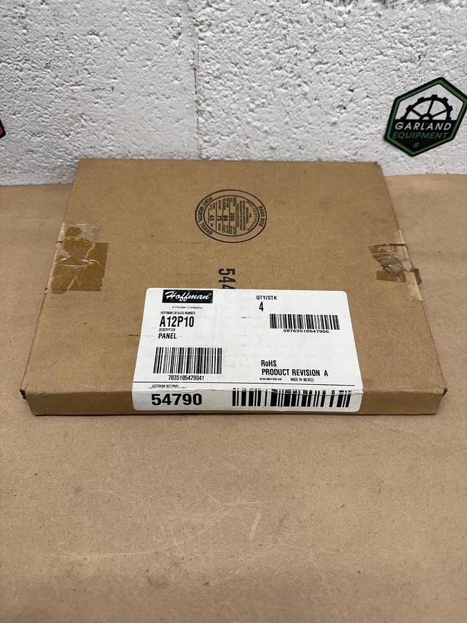 Used Hoffman A12P10 Panel Mount Plate for 8-7/8”x10-6/8”