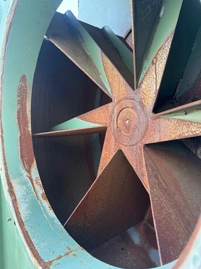 Used American Fan Co IE-21-MH, CW Top Horizontal Blower, 40Hp Motor, 1760RPM 575V