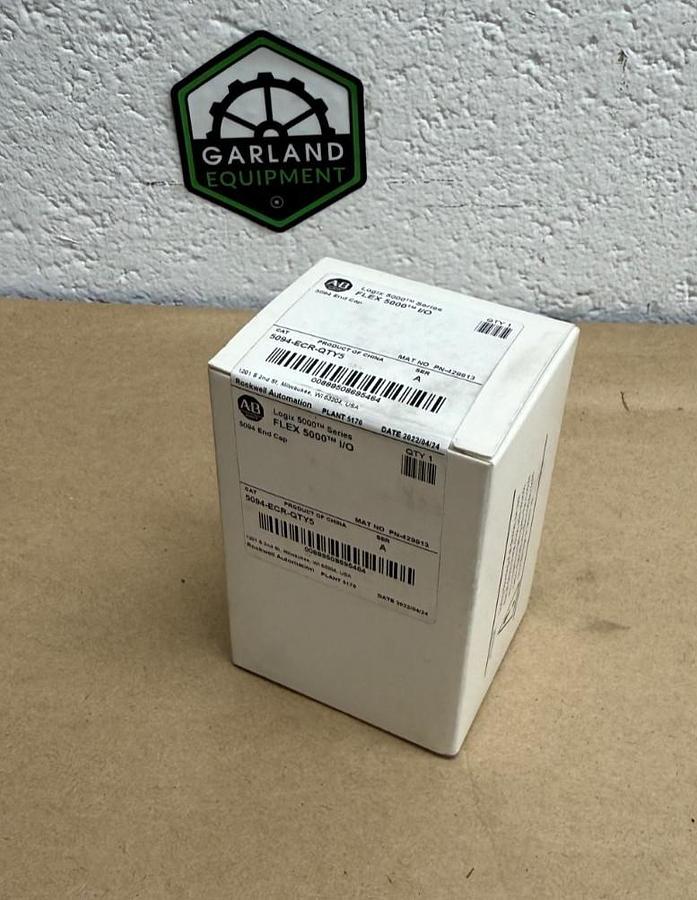 Used Allen Bradley 5094-ECR-QTY5 Ser A Flex 5000 I/O End Cap *FACTORY SEALED*