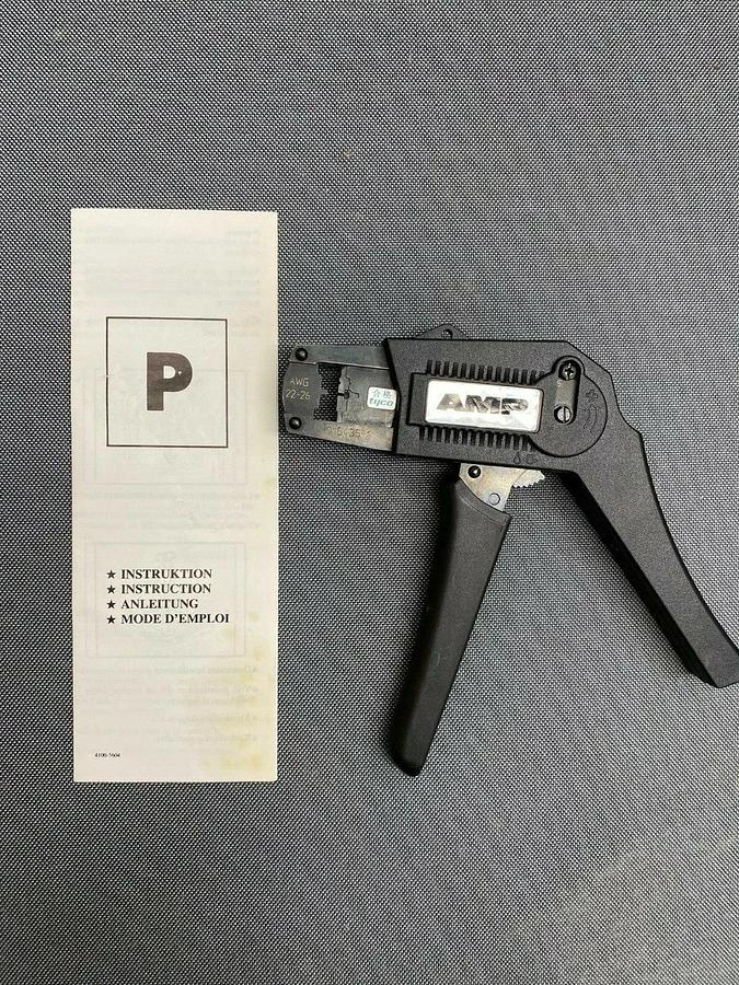 Used AMP Tyco 918438-1 Pistol Grip Hand Tool Crimper