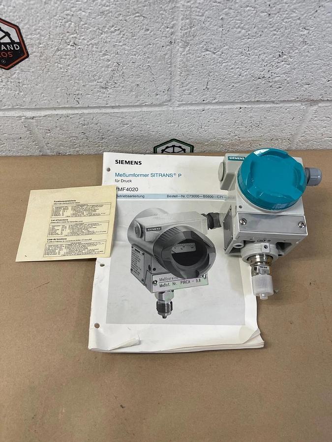 Used Siemens 7MF4020-1FA00-1AA1, SITRANS P, Transmitter