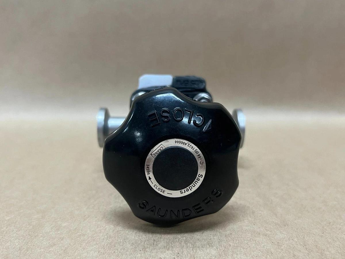 Used Crane-Saunders 316L, CWP150 Diaphragm Valve, 3/4"