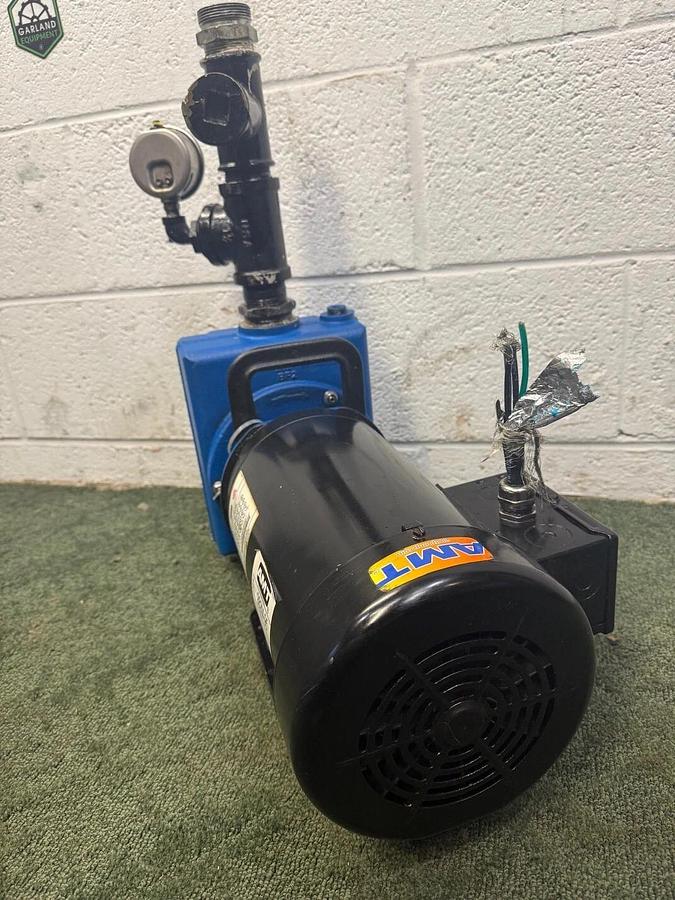 Used AMT 282M-95 Cast Iron Self Priming Centrifugal Pump w P63FKP-1648 Pump Motor 3Hp
