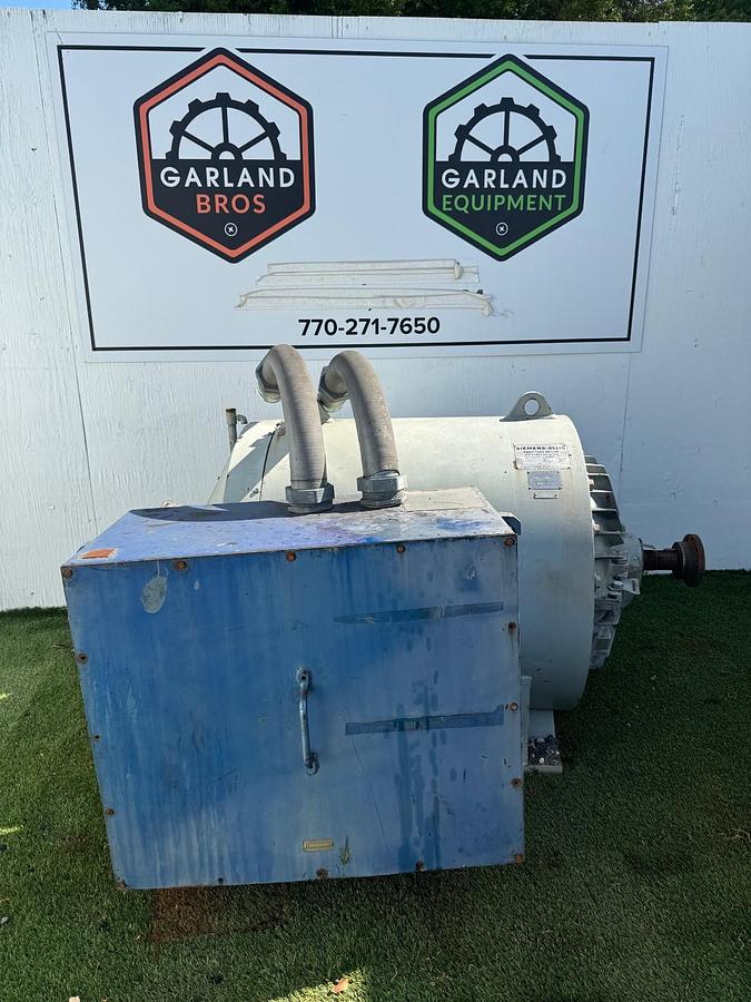 Used Siemens-Allis 132/1-5113-30822-1-1 Induction Motor, 450Hp, 481A, @ 3575RPM 480V