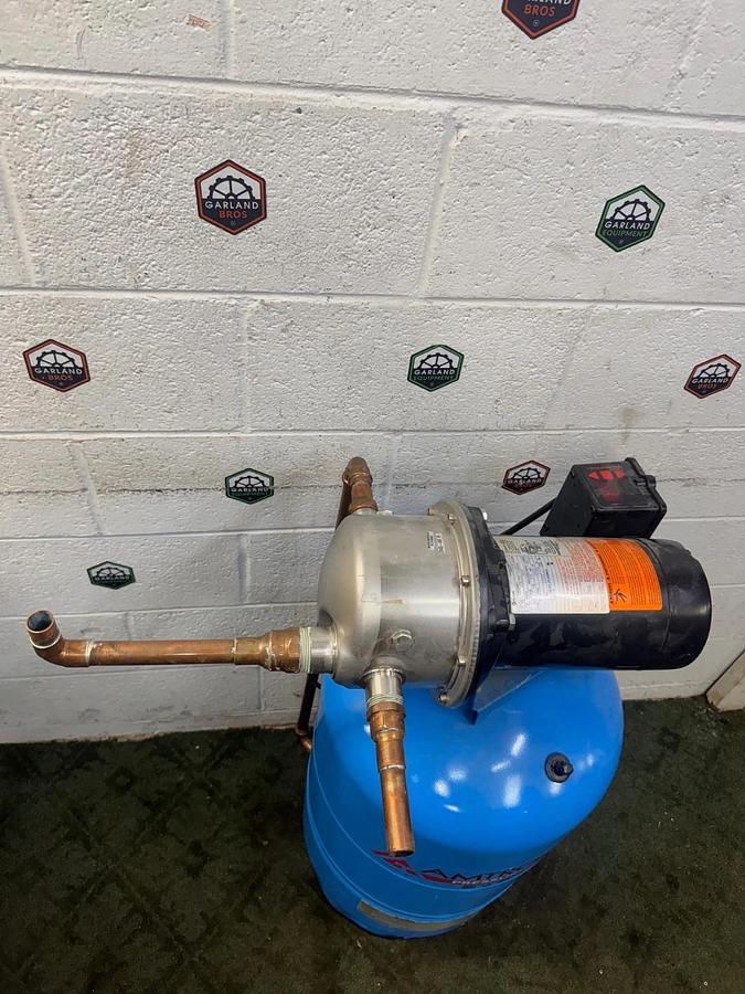 Used Amtrol RP-15 Water Pressure Booster, 75 PSI Tank, 1/2Hp AO Smith Pump @ 3450RPM
