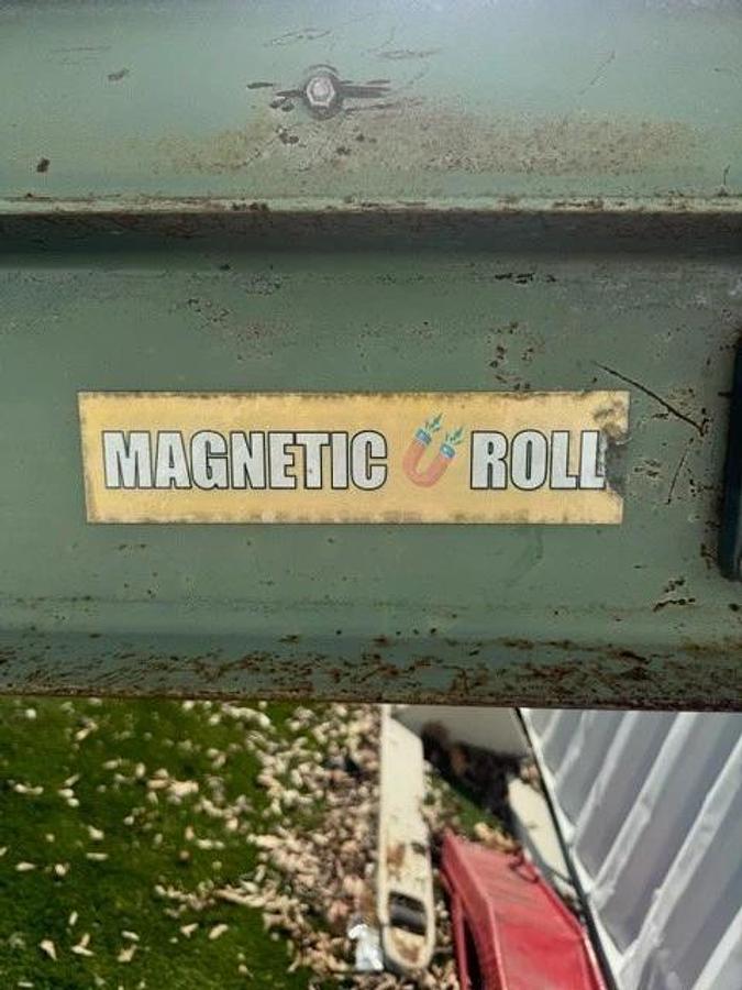 Used Incline Conveyor W:32” L:140” Magnetic Takeup Pulley, Crescent Belt