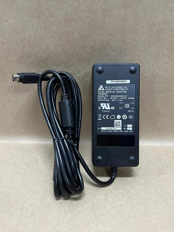 Used Delta Electronics MDS-060AAS24 B AC/DC Medical Adapter