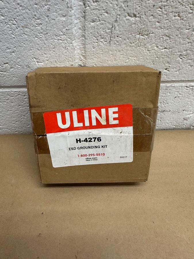 Used ULINE H-4276 ESD Grounding Kit *FACTORY SEALED NEW*