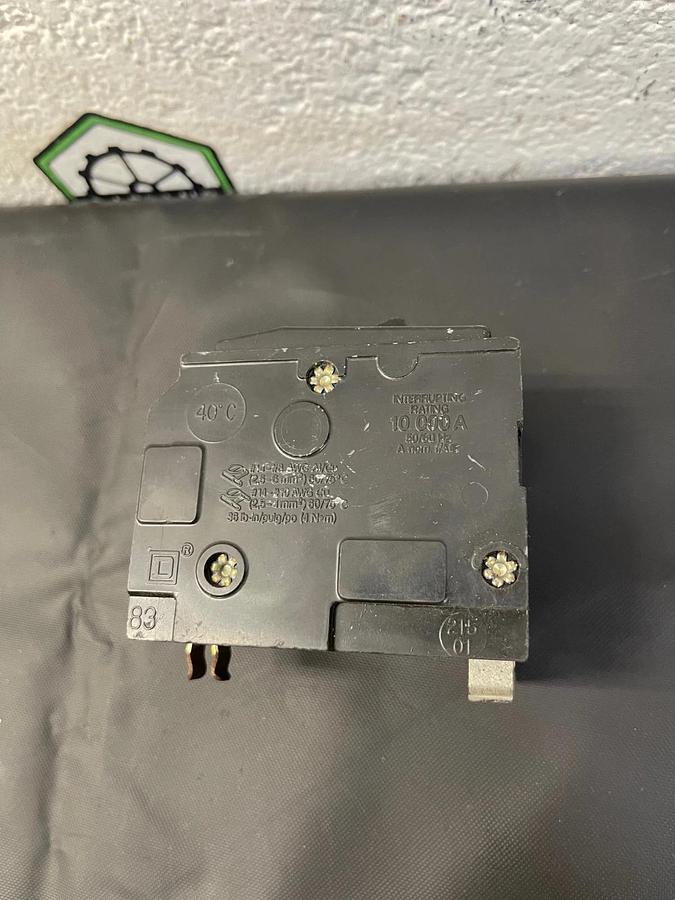 Used Square D P-2281 Type QO 20A Circuit Breaker
