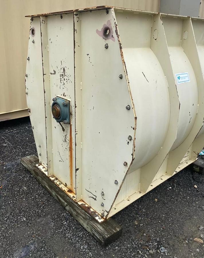 Used Western Pneumatic 6060 Airlock 20hp Drive, 25:1 Ratio, 32 Bolt Holes