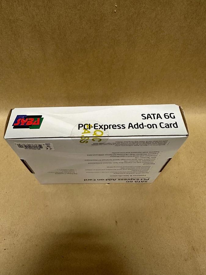 Used SYBA SD-PEX40100 PCI-Express 2-Port SATA 6G RAID *FACTORY SEALED*