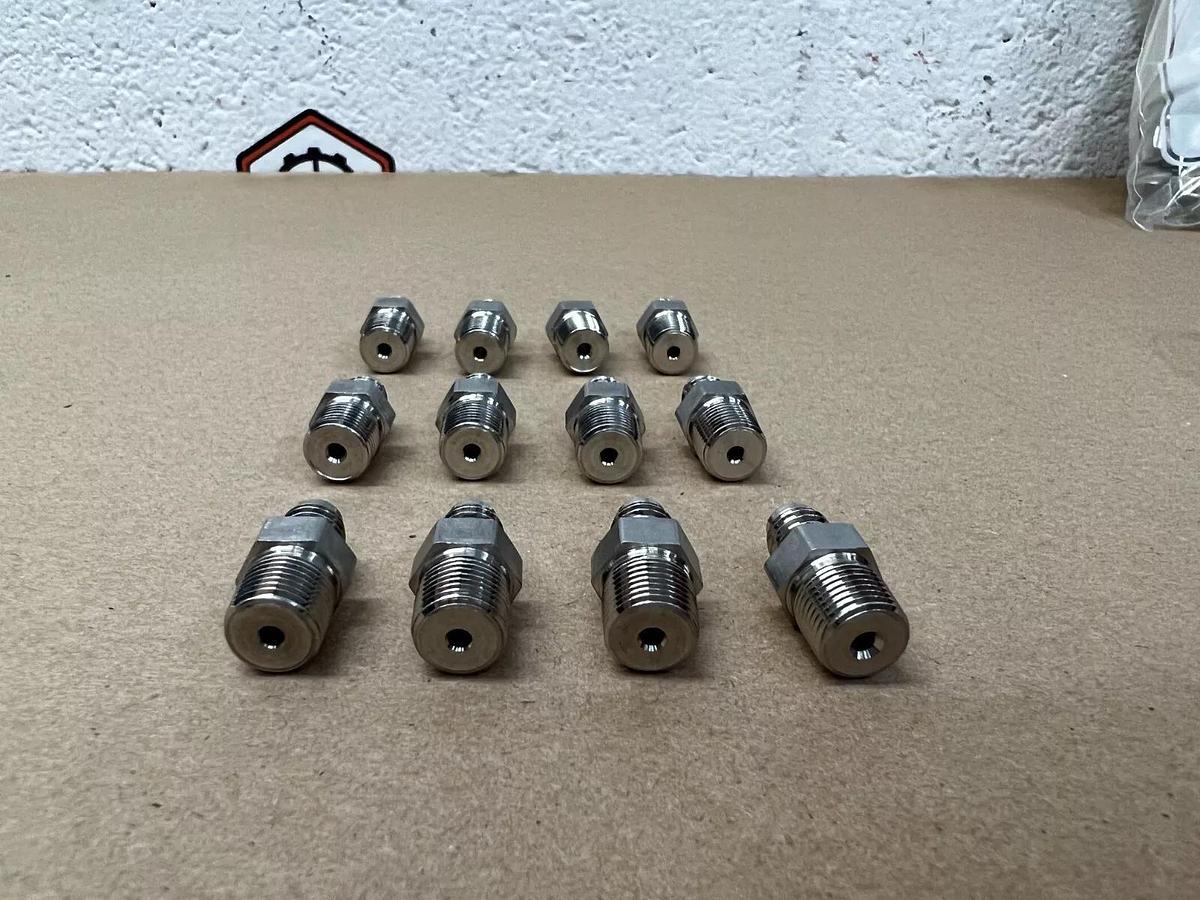 Used Swagelok 316 YPU Compression Fittings - Lot of 12