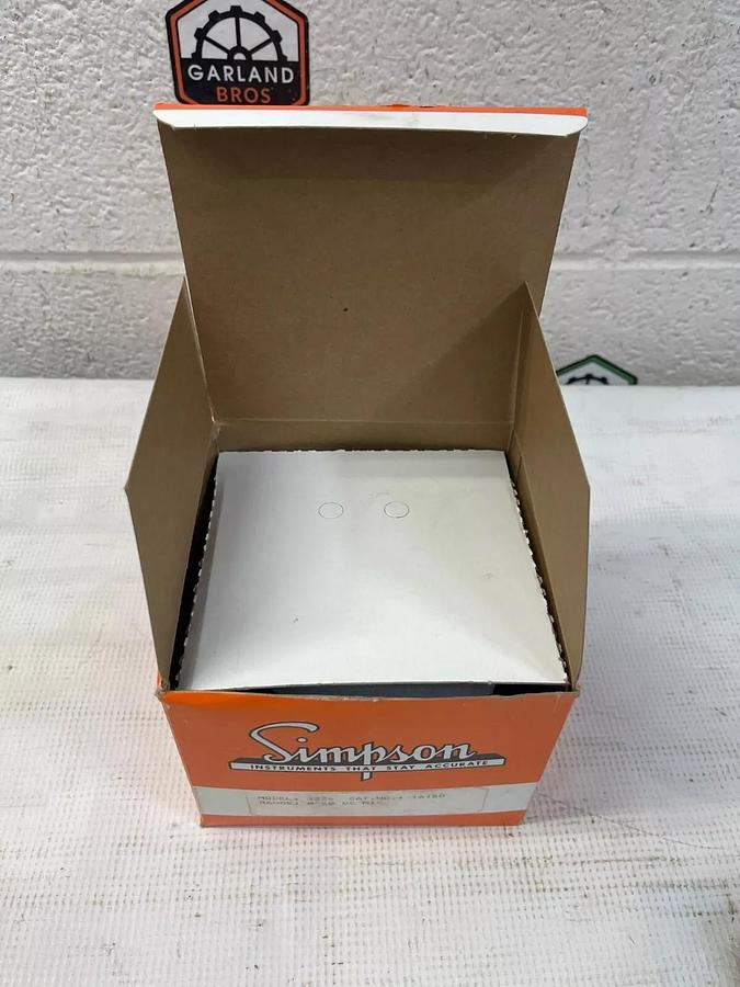 Simpson 16150 Analog Panel Meter