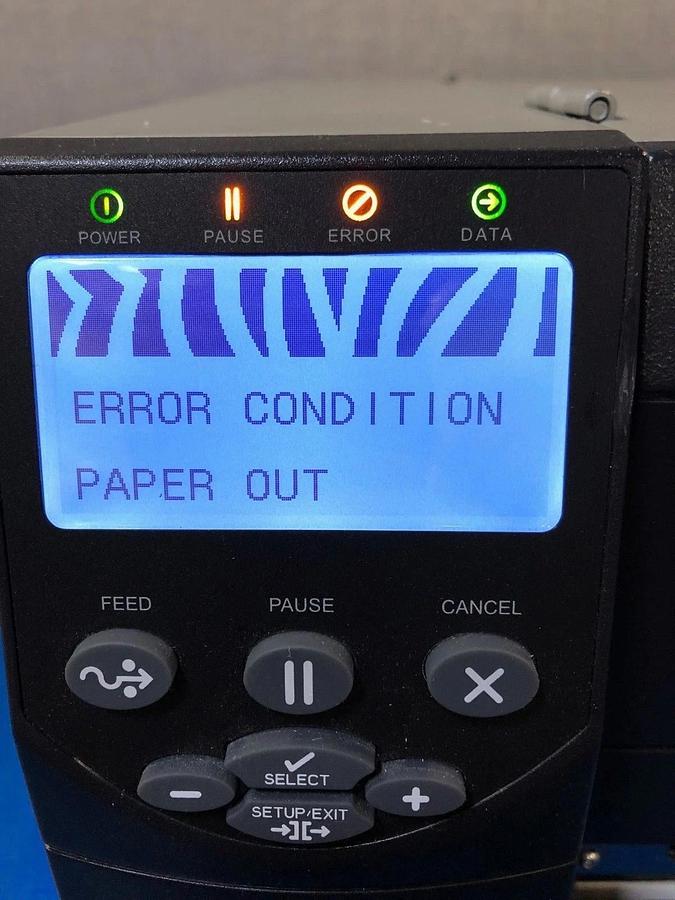 Used Zebra ZM400 Thermal Label Printer