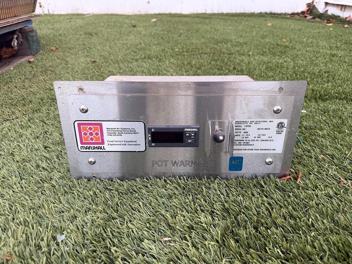 Used Marshall Air Systems Inc. 170700 Pot Warmer