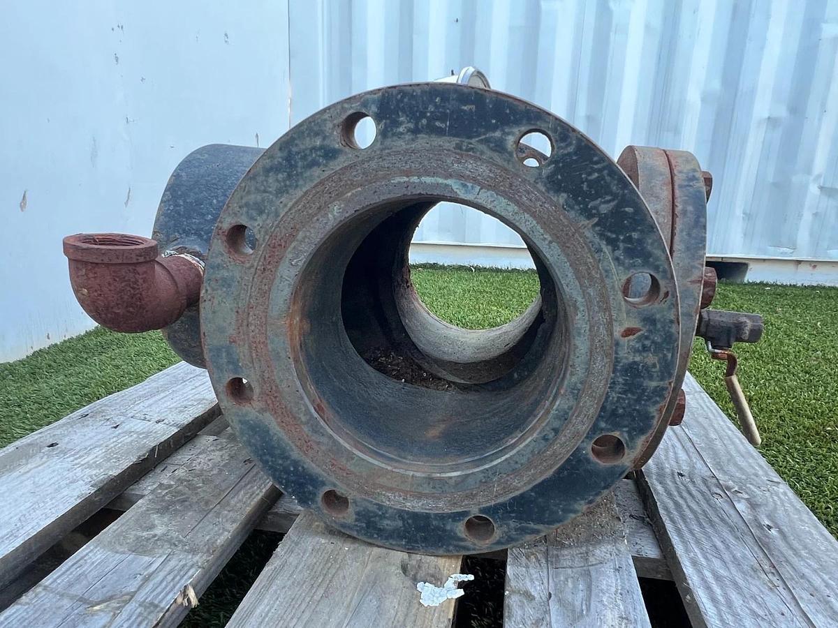 Used 8" Cast Iron Simplex Basket Strainer, 125 PSI