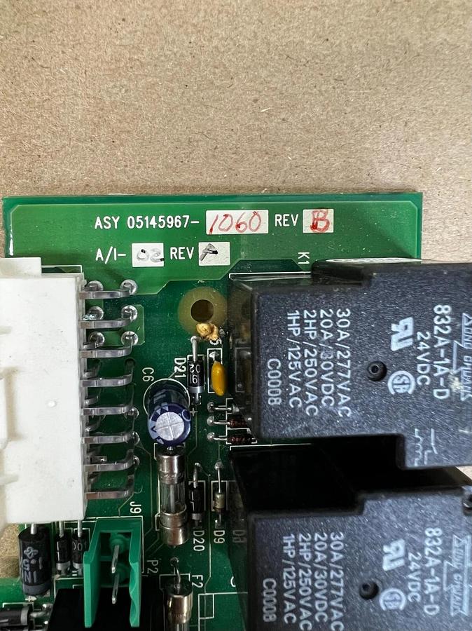 Used Avaya 05145967-1060 Power Outlet Backplate