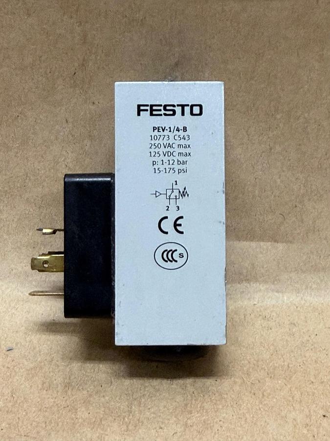 Used Festo PEV-1/4-B Pressure Switch