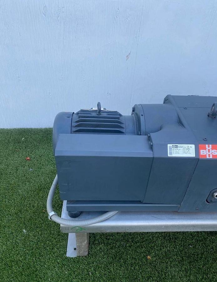 Used Busch Mink MM 1144 B V06 11XX Dry Claw Vacuum Pump, 3HP Baldor SuperE Motor
