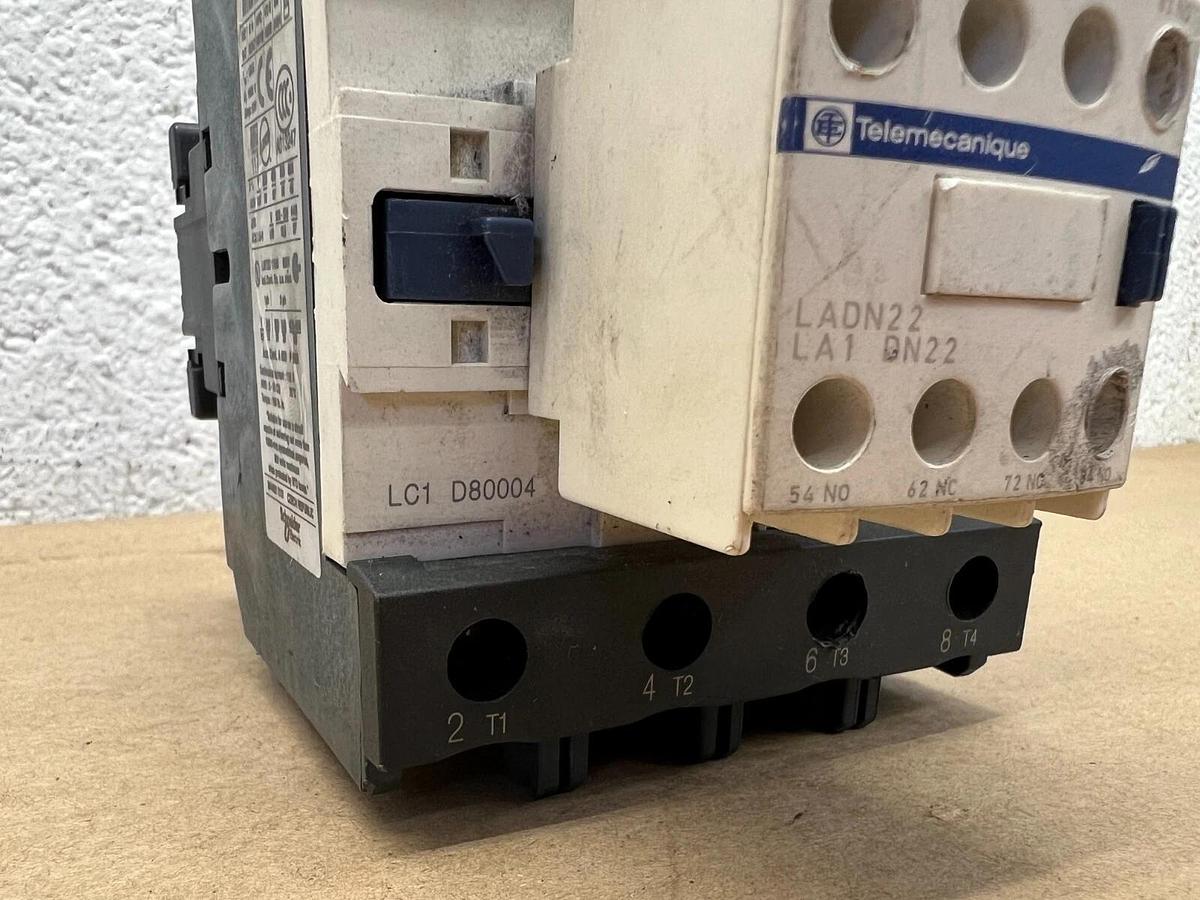 Used Telemecanique LC1 D80004 Contactor