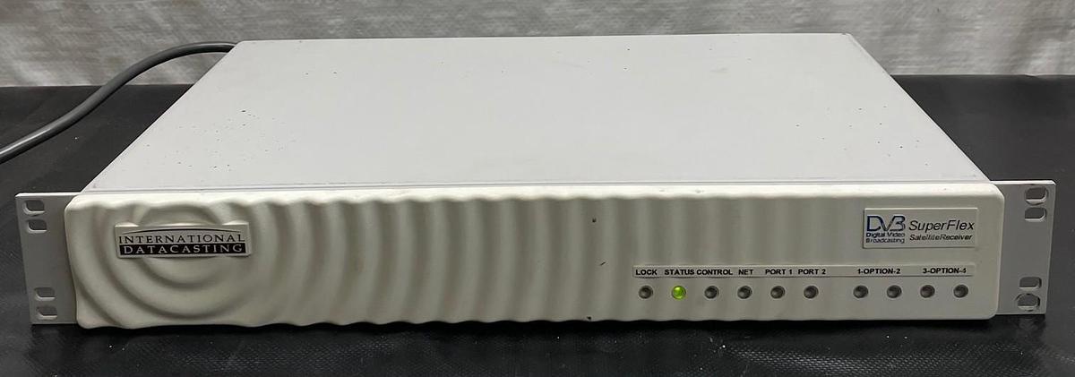 Used International Datacasting SR2001B(RM) Satellite Receiver DVB SuperFlex