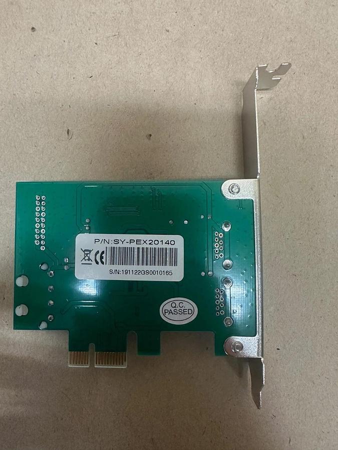 Used IOCREST SY-PEX20140 2/4 Ports USB3.0 PCI-Express Controller Card *NEW*