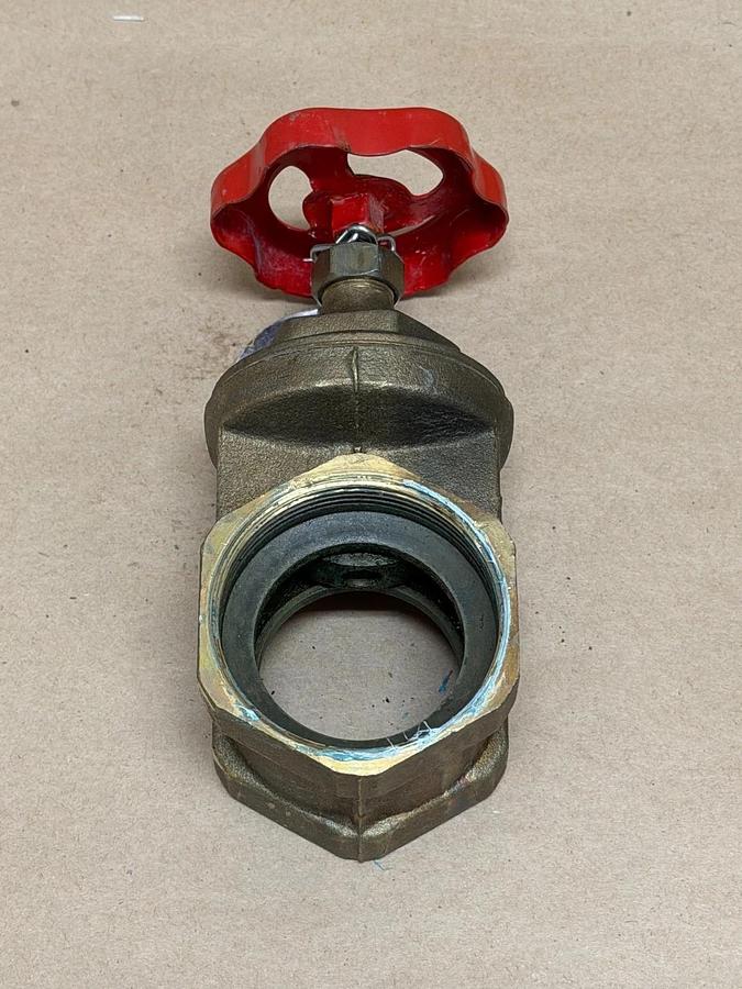 Used 2-Inch Brass PN16 Rising Stem Gate Valve