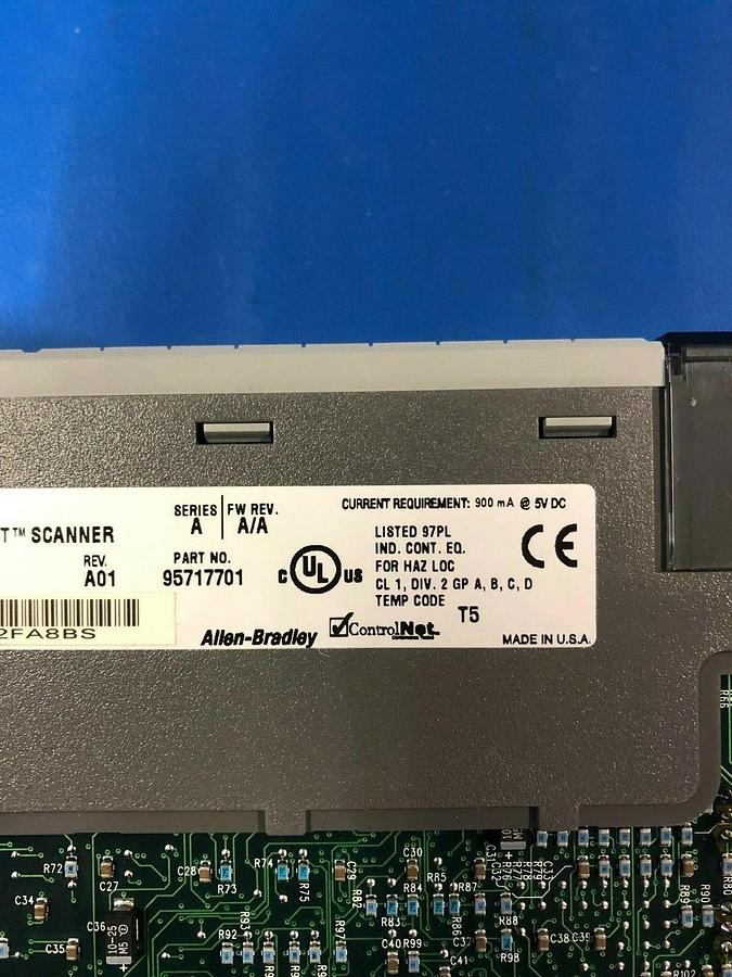 Used Allen-Bradley SLC 500 1747-SCNR/A Series A ControlNet Scanner