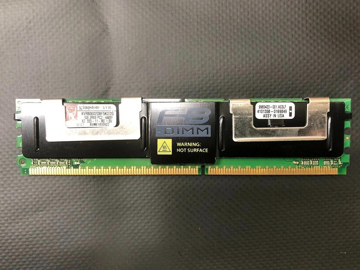 Used Kingston KVR800D2D8F5K2/2G Memory Low Profile RAM (LOT of 4)