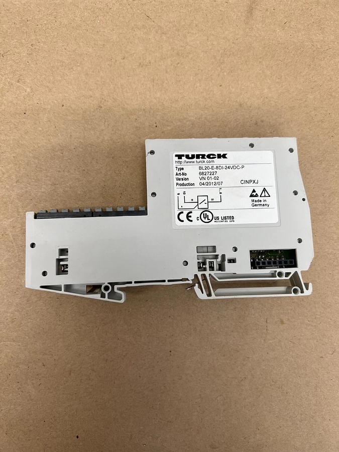 Used Turck BL20-E-8DI-24VDC-P Input Module
