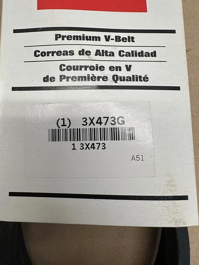Used Dayton 3X473G V-Belt *NEW*