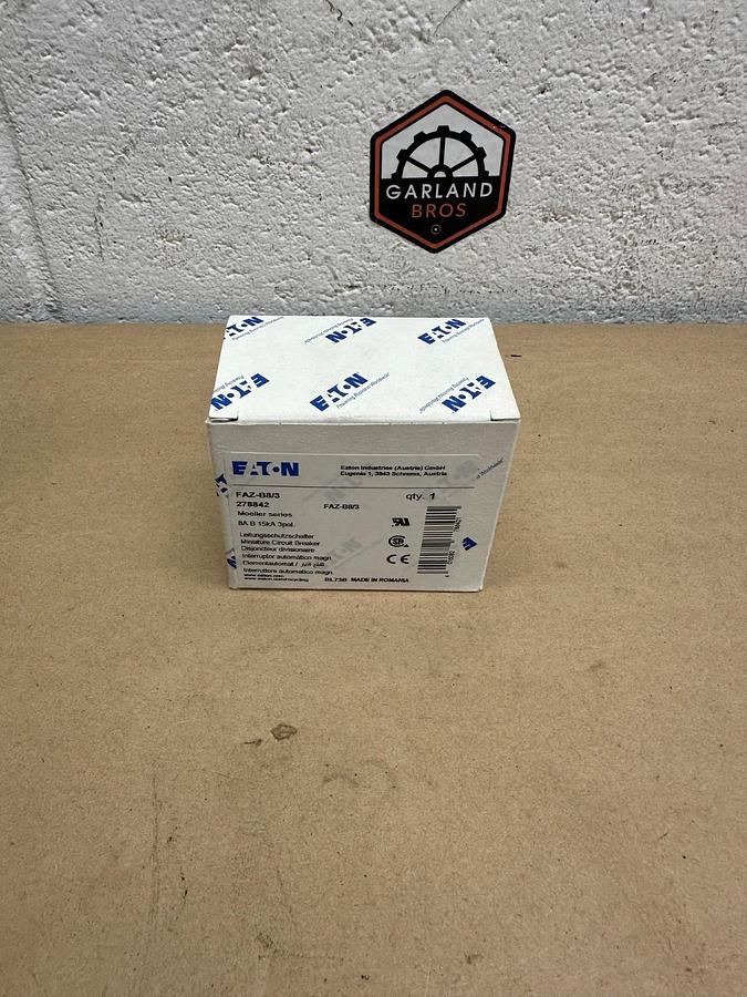 Used Eaton FAZ-B8/3 Circuit Breaker *NEW*