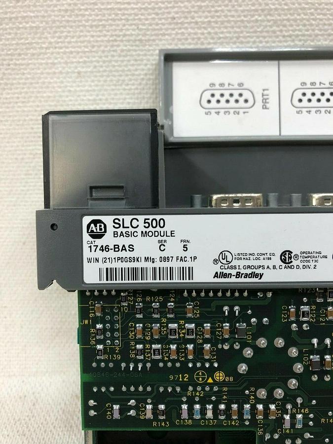 Used Allen Bradley SLC 500 1746-BAS Series C