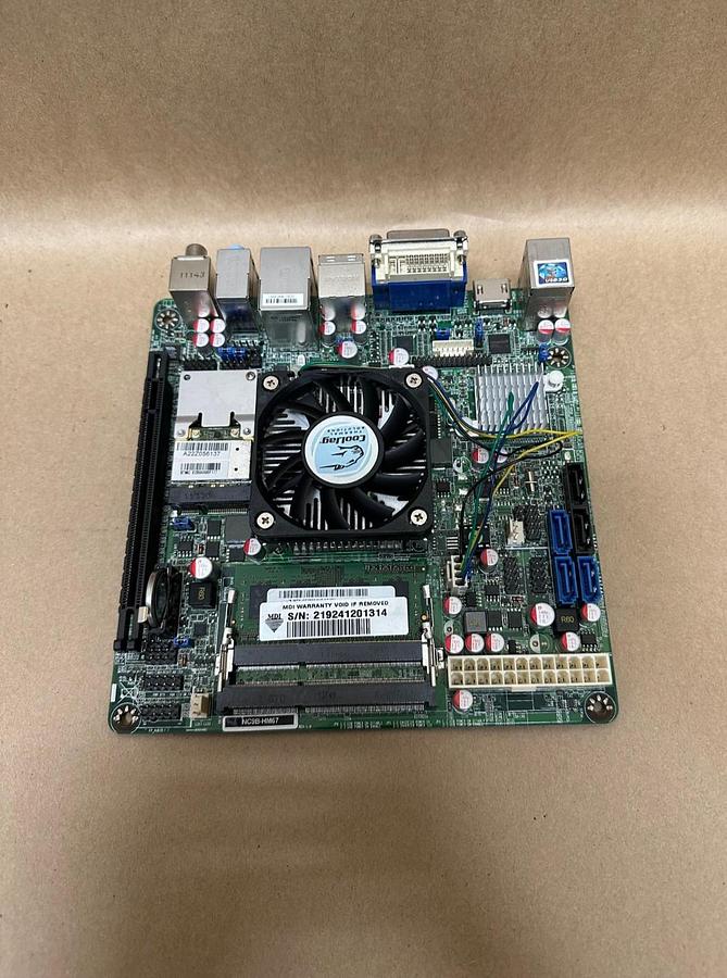 Used Intel NC9B-HM67 Mini-ITX w/ CoolJag Fan