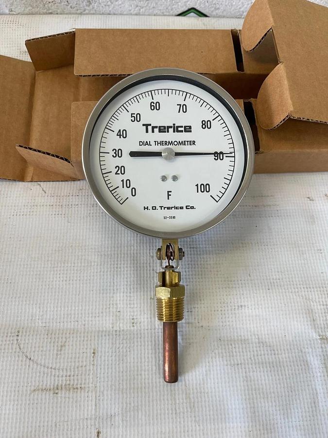 Trerice V80445 Part# B09070502000080 4.5” 0-100 f Bulb 4-3D1