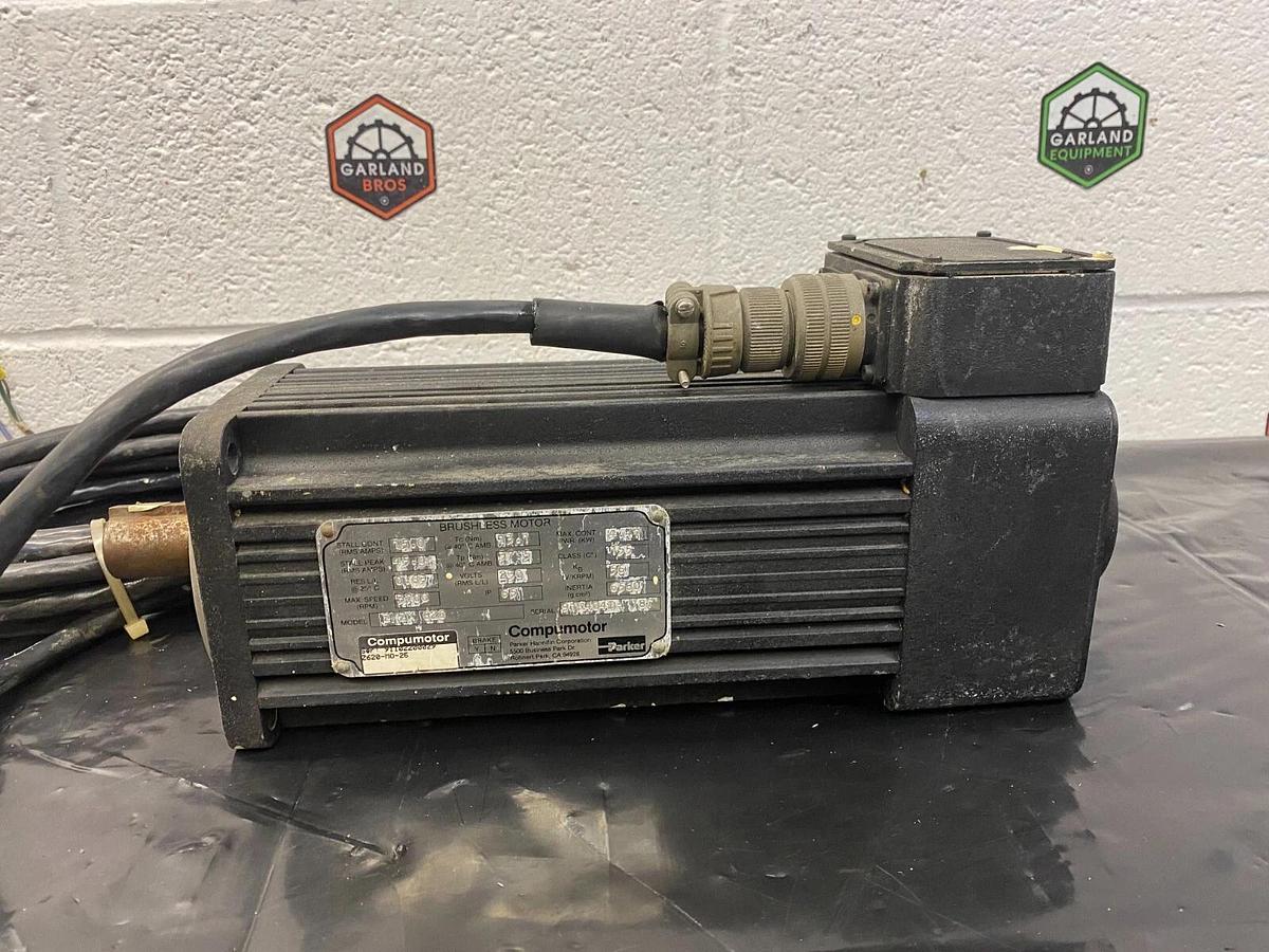 Used Parker Z/ZX 620 Brushless Motor, 15.0 Amps, 3700 RPM, 230V, 65 IP