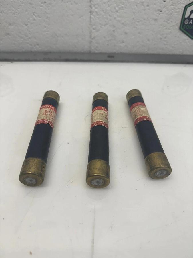 Used Econ ECS 2 Semi Conductor Fuse (Lot of 3)