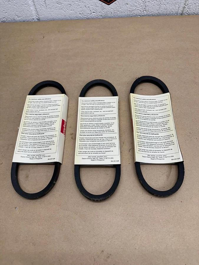 Used Dayton 4L240H V-Belt *NEW* Lot of 3