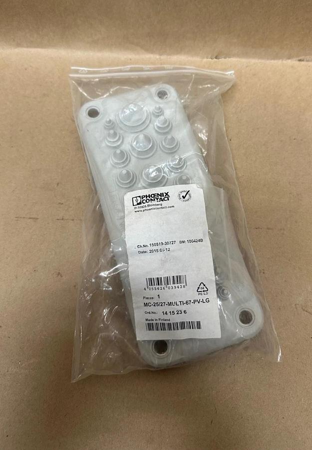 Used Phoenix Contact MC-25/27-MULTI-67-PV-LG Cable Feed-Through Plate *NEW*