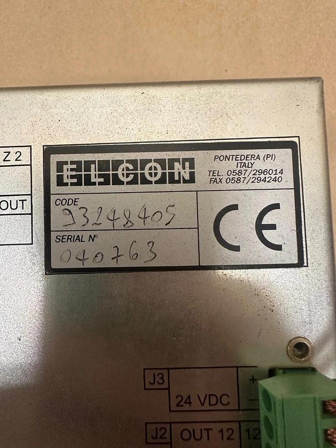 Used Elcon EC609 Operator Interface - FOR PARTS