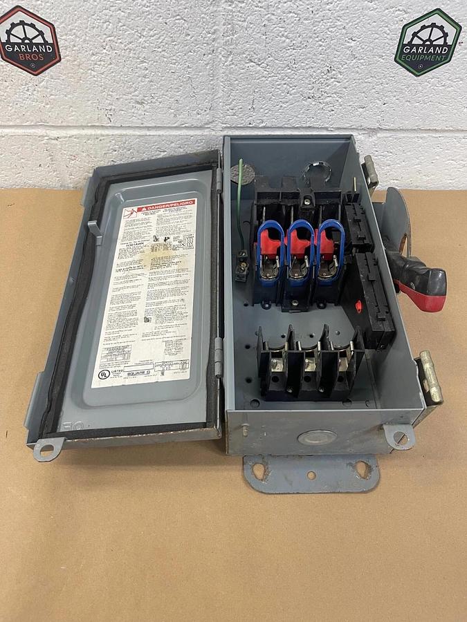 Used Square D H361AWK Heavy Duty Safety Switch
